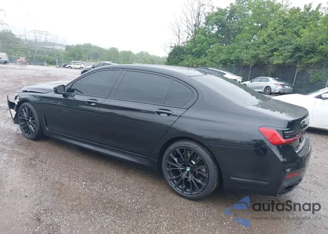 2021 BMW 740I z USA, uszkodzony, nr VIN WBA7T2C0XMCF73506